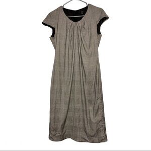 𝅺boss Hugo Boss Dennari Pleated Neck Sheath Dress